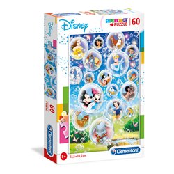 Puzzle 60 Super kolor Disney classic