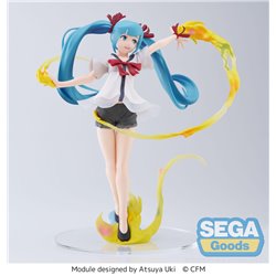 Hatsune Miku: Project DIVA MEGA 39's Figurizm Luminasta PVC Statue Hatsune Miku Shiny T.R. 22 cm (przedsprzedaż)