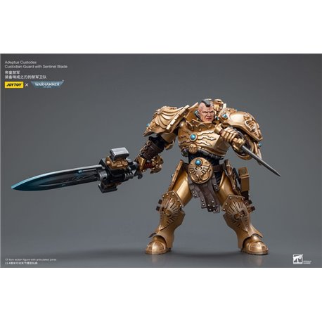 Warhammer 40k Action Figure 1/18 Adeptus Custodes Custodian Guard with Sentinel Blade