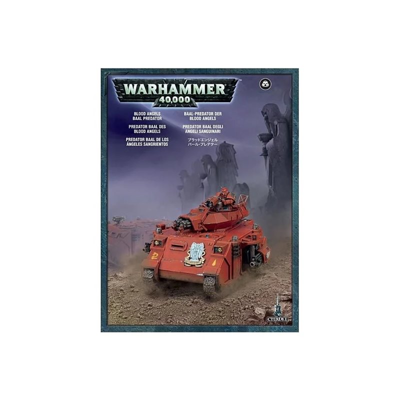 Warhammer 40k Blood Angels Baal Predator (mail order)