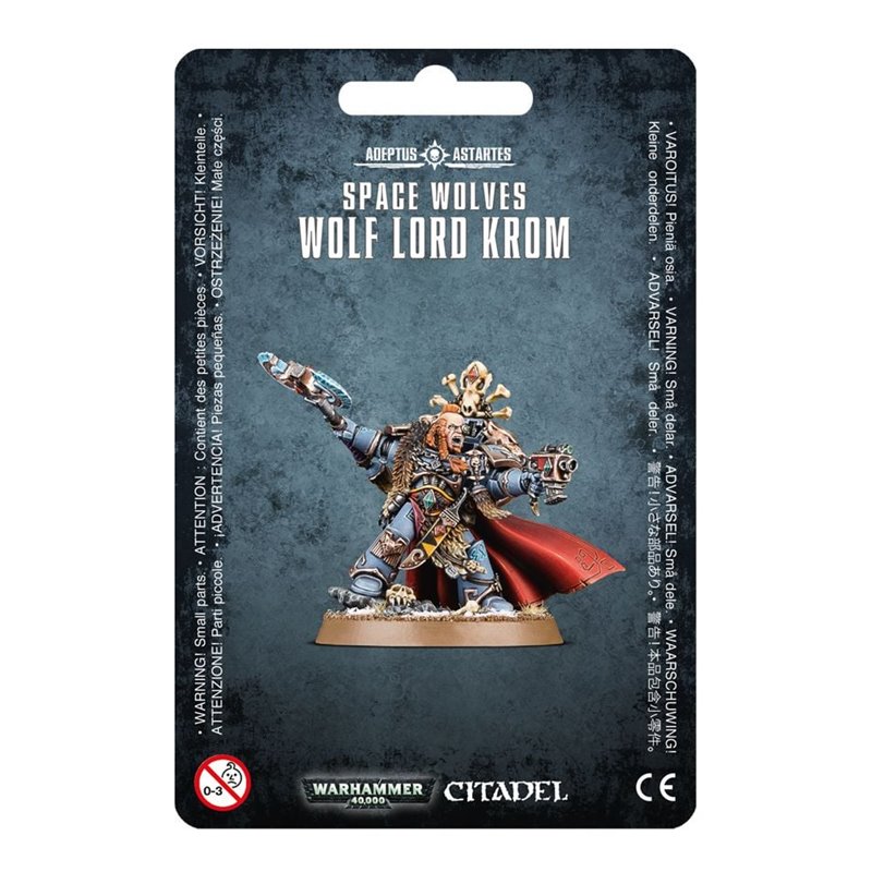 Warhammer 40k Space Wolves Wolf Lord Krom (mail order)