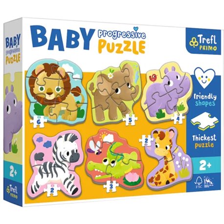 Puzzle Baby Progressive - Safari