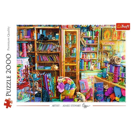 Puzzle 2000 Koci raj