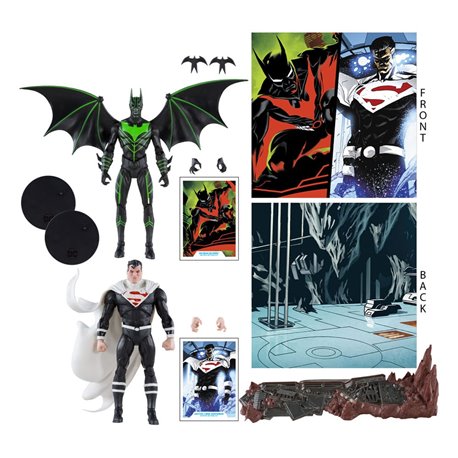 DC Collector Action Figure Pack of 2 Batman Beyond Vs Justice Lord Superman 18 cm (przedsprzedaż)