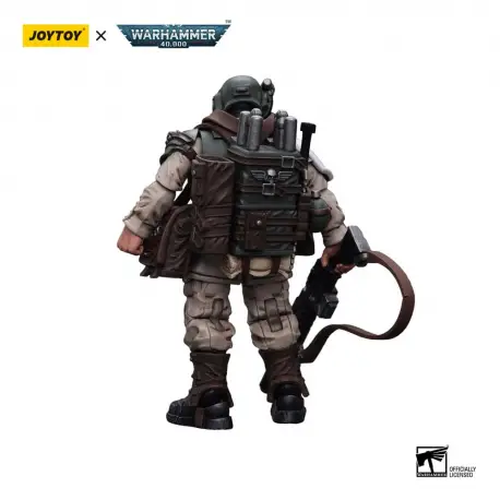 Warhammer 40k Action Figure 1/18 Astra Militarum Cadian Command Squad Veteran with Medi-pack 12 cm (przedsprzedaż)