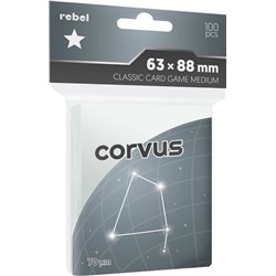Koszulki na karty Rebel Corvus (63x88) Classic Card Game Medium 100szt