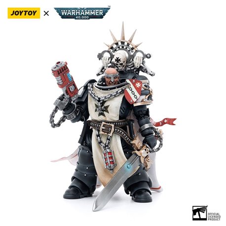 Warhammer 40k Action Figure 1/18 Black Templars Marshal Baldeckrath 12 cm (przedsprzedaż)