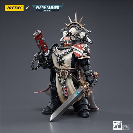 Warhammer 40k Action Figure 1/18 Black Templars Marshal Baldeckrath 12 cm (przedsprzedaż)