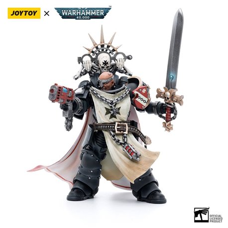 Warhammer 40k Action Figure 1/18 Black Templars Marshal Baldeckrath 12 cm (przedsprzedaż)