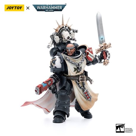 Warhammer 40k Action Figure 1/18 Black Templars Marshal Baldeckrath 12 cm (przedsprzedaż)