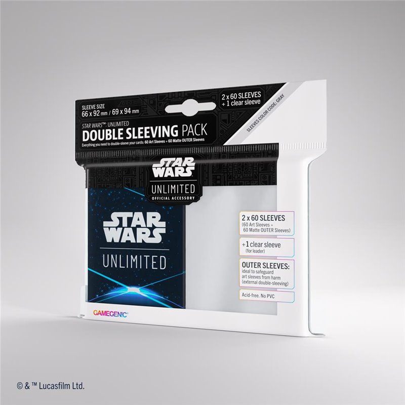 Gamegenic: Koszulki Double Star Wars Unlimited Space Blue (przedsprzedaż)