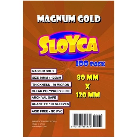 Koszulki na karty Sloyca Magnum Gold (80x120mm) 100szt
