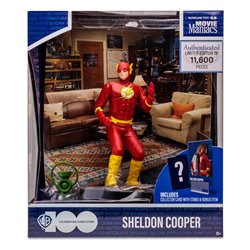 The Big Bang Theory Movie Maniacs Action Figure Sheldon Cooper as The Flash 15 cm (przedsprzedaż)