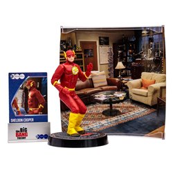 The Big Bang Theory Movie Maniacs Action Figure Sheldon Cooper as The Flash 15 cm (przedsprzedaż)