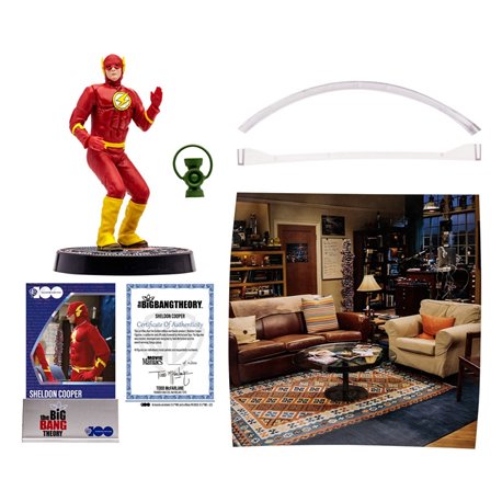 The Big Bang Theory Movie Maniacs Action Figure Sheldon Cooper as The Flash 15 cm (przedsprzedaż)