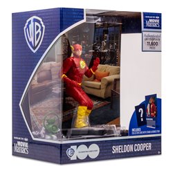 The Big Bang Theory Movie Maniacs Action Figure Sheldon Cooper as The Flash 15 cm (przedsprzedaż)