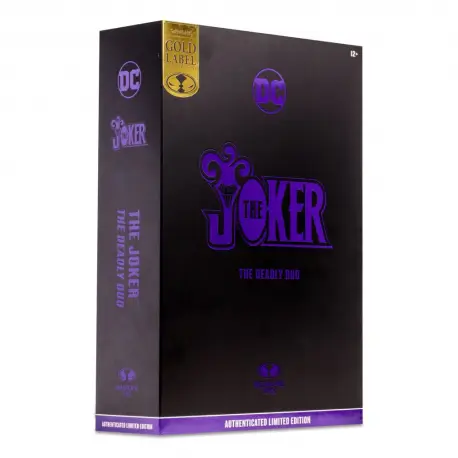 Batman & The Joker: The Deadly Duo DC Multiverse Action Figure The Joker (Gold Label) 18 cm (przedsprzedaż)