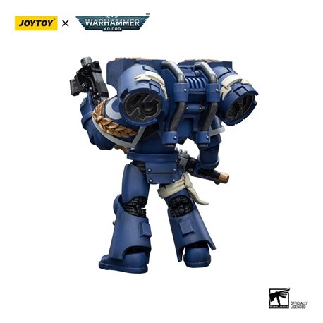 Warhammer 40k Action Figure 1/18 Ultramarines Vanguard Veteran with Chainsword and Bolt Pistol 12 cm (przedsprzedaż)