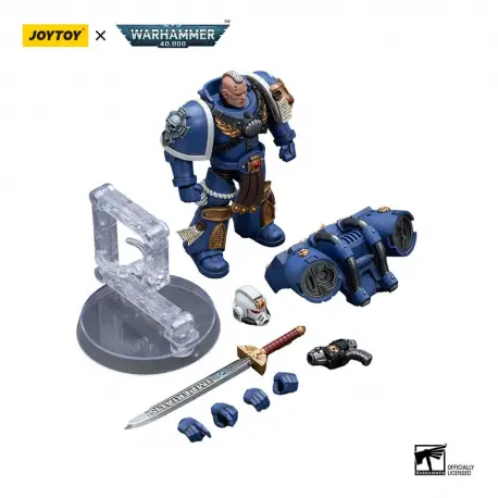 Warhammer 40k Action Figure 1/18 Ultramarines Vanguard Veteran Sergeant 12 cm (przedsprzedaż)