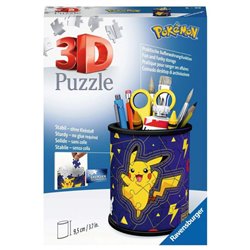 Puzzle 3D 54 Przybornik Pikachu