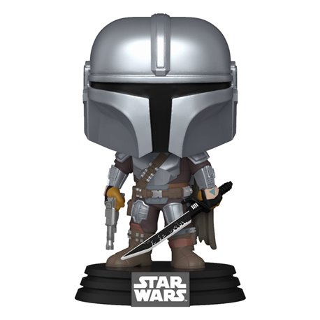 Funko POP! Star Wars: The Mandalorian - The Mandalorian with Darksaber 9 cm (przedsprzedaż)