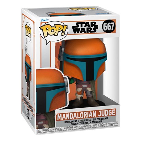 Funko POP! Star Wars: The Mandalorian - Mandalorian Judge 9 cm (przedsprzedaż)