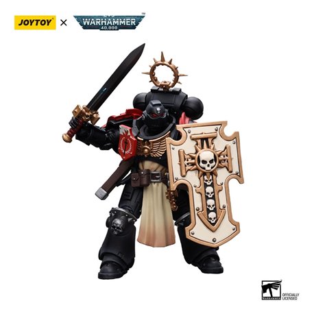 Warhammer 40k Action Figure 1/18 Primaris Space Marines Black Templars Bladeguard Veteran 12 cm (przedsprzedaż)