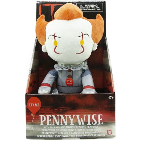 YuMe Plusz - Creepy Pennywise z dźwiękiem (30 cm)