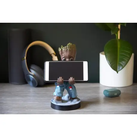 Stojak na Telefon lub kontroler: Marvel Guardians of the Galaxy: Toddler Groot in Pajamas (20 cm)