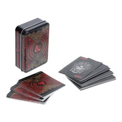 Karty do gry Dungeons & Dragons w metalowej puszce