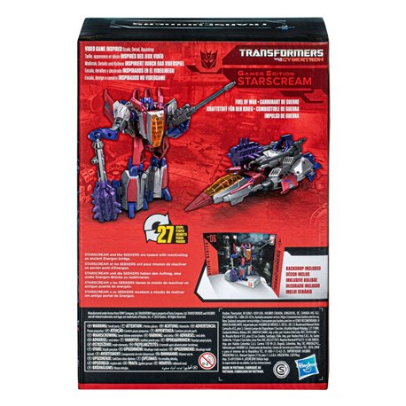 Transformers: Studio Series - Gamer Edition Voyager Class War for Cybertron Starscream 16 cm (przedsprzedaż)