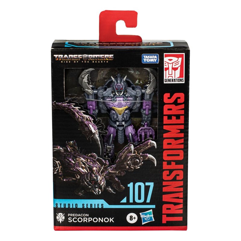 Transformers: Studio Series Deluxe Class Rise of the Beasts Predacon Skorponok 11 cm (przedsprzedaż)