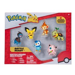 Pokemon Battle Ready Multi-Pack (Pichu, Deino, Jigglypuff, Turtwig, Piplup, Chimchar)