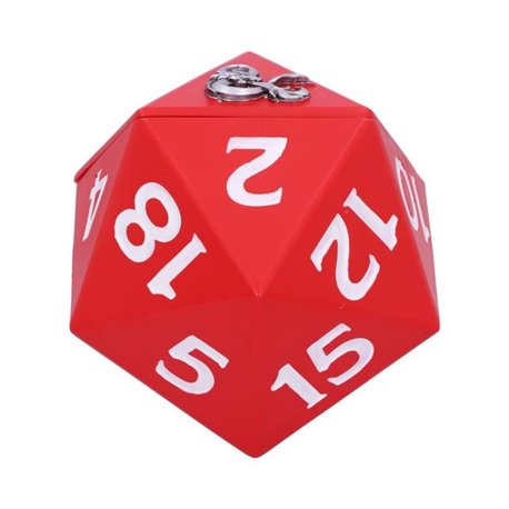 Pudełko na kości Dungeons & Dragons D20 (13,5 cm)