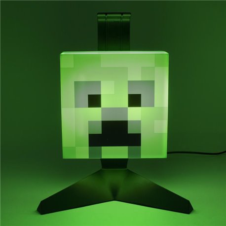 Lampka i stojak na słuchawki Minecraft Creeper 23,5 cm