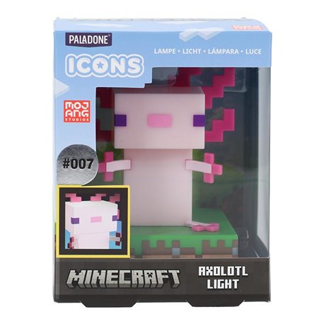 Lampka Minecraft Axolotl