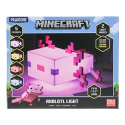 Lampka wielokolorowa Minecraft Axolotl (13 cm)