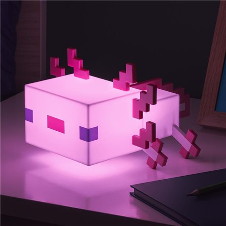 Lampka wielokolorowa Minecraft Axolotl (13 cm)