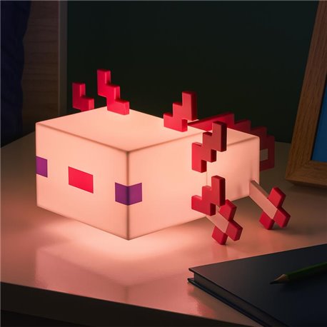 Lampka wielokolorowa Minecraft Axolotl (13 cm)