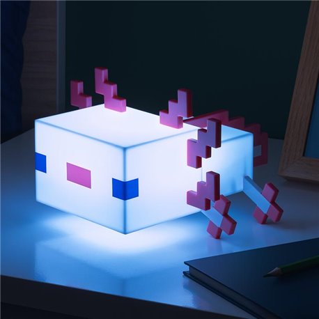 Lampka wielokolorowa Minecraft Axolotl (13 cm)