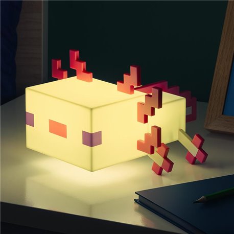 Lampka wielokolorowa Minecraft Axolotl (13 cm)