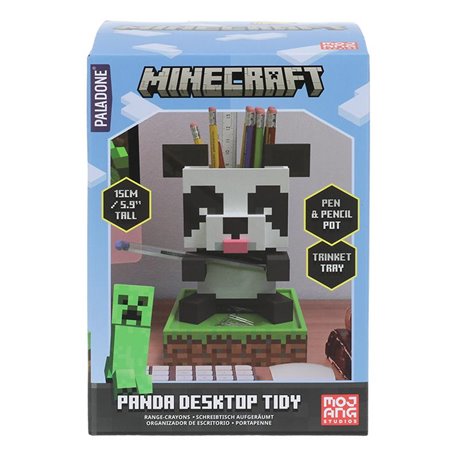 Przybornik na biurko Minecraft Panda (15 cm)