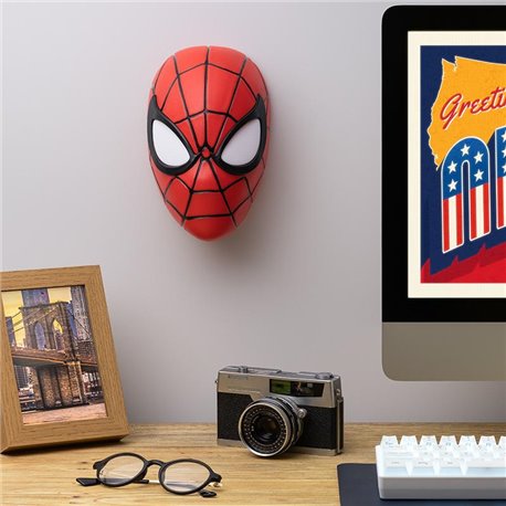 Lampka ścienno-biurkowa Marvel Spiderman Mask (15 cm)