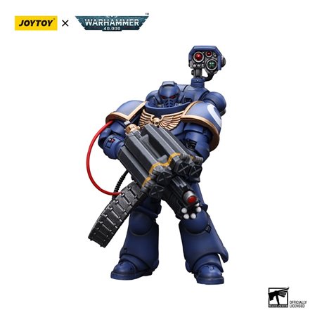 Warhammer 40k Action Figure 1/18 Ultramarines Desolation Marine with Castellan Launcher (Superfrag) 12 cm (przedsprzedaż)