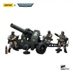 Warhammer 40k Action Figure 1/18 Astra Militarum Ordnance Team with Bombast Field Gun 12 cm (przedsprzedaż)