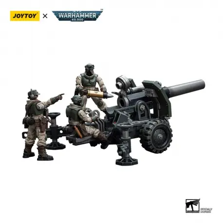 Warhammer 40k Action Figure 1/18 Astra Militarum Ordnance Team with Bombast Field Gun 12 cm (przedsprzedaż)