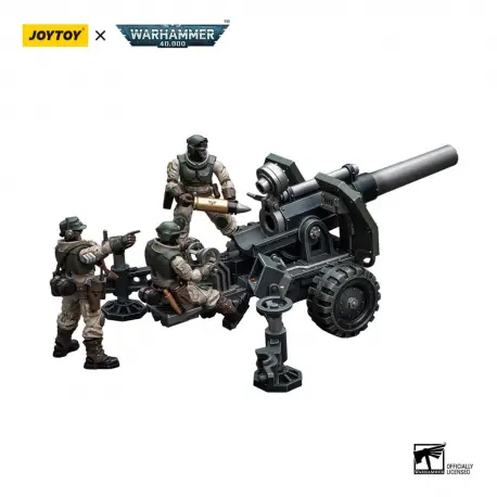 Warhammer 40k Action Figure 1/18 Astra Militarum Ordnance Team with Bombast Field Gun 12 cm (przedsprzedaż)