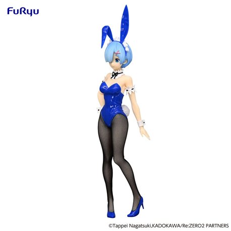 Re:Zero BiCute Bunnies PVC Statue Rem Blue Color Ver. 30 cm (przedsprzedaż)