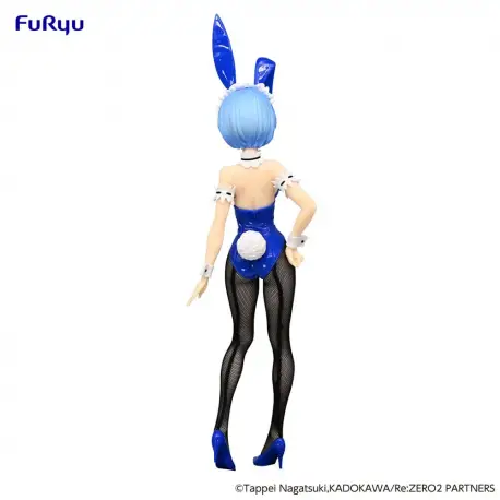 Re:Zero BiCute Bunnies PVC Statue Rem Blue Color Ver. 30 cm (przedsprzedaż)