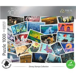 Puzzle 1000 Disney Stamps Collection